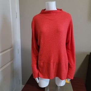 Extra Large lounge long-sleeved light weight orange sweater